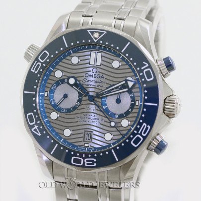 Omega Seamaster CoAxial Diver 300M Ref 21030 Steel Grey Wave
